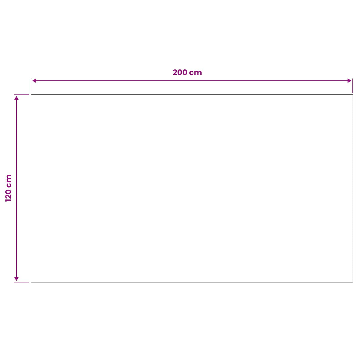 Podni mat Crna 1,2 x 2 m Guma