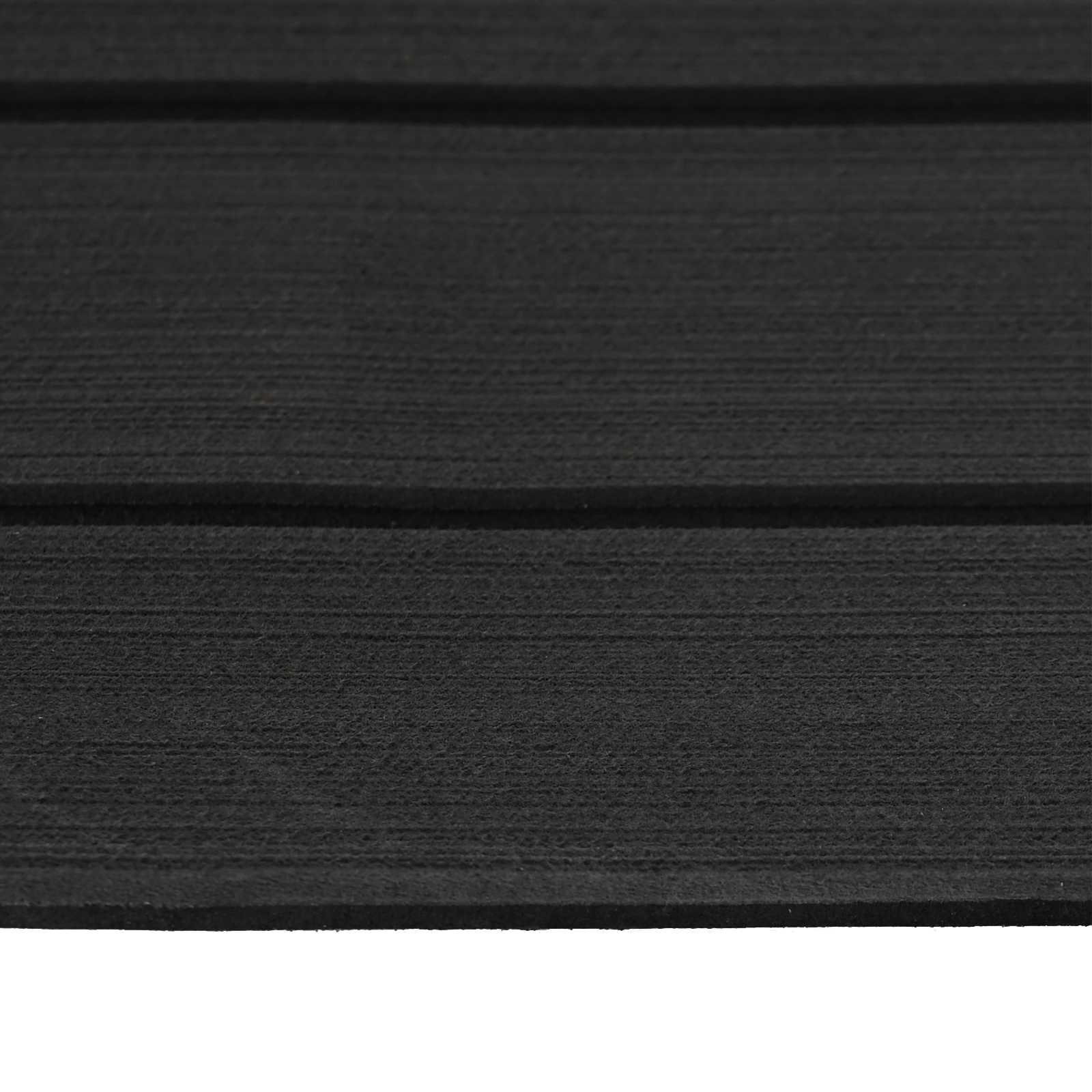 Prostirka za čamce Prugasti Tamno siva i crna 240 x 90 cm EVA