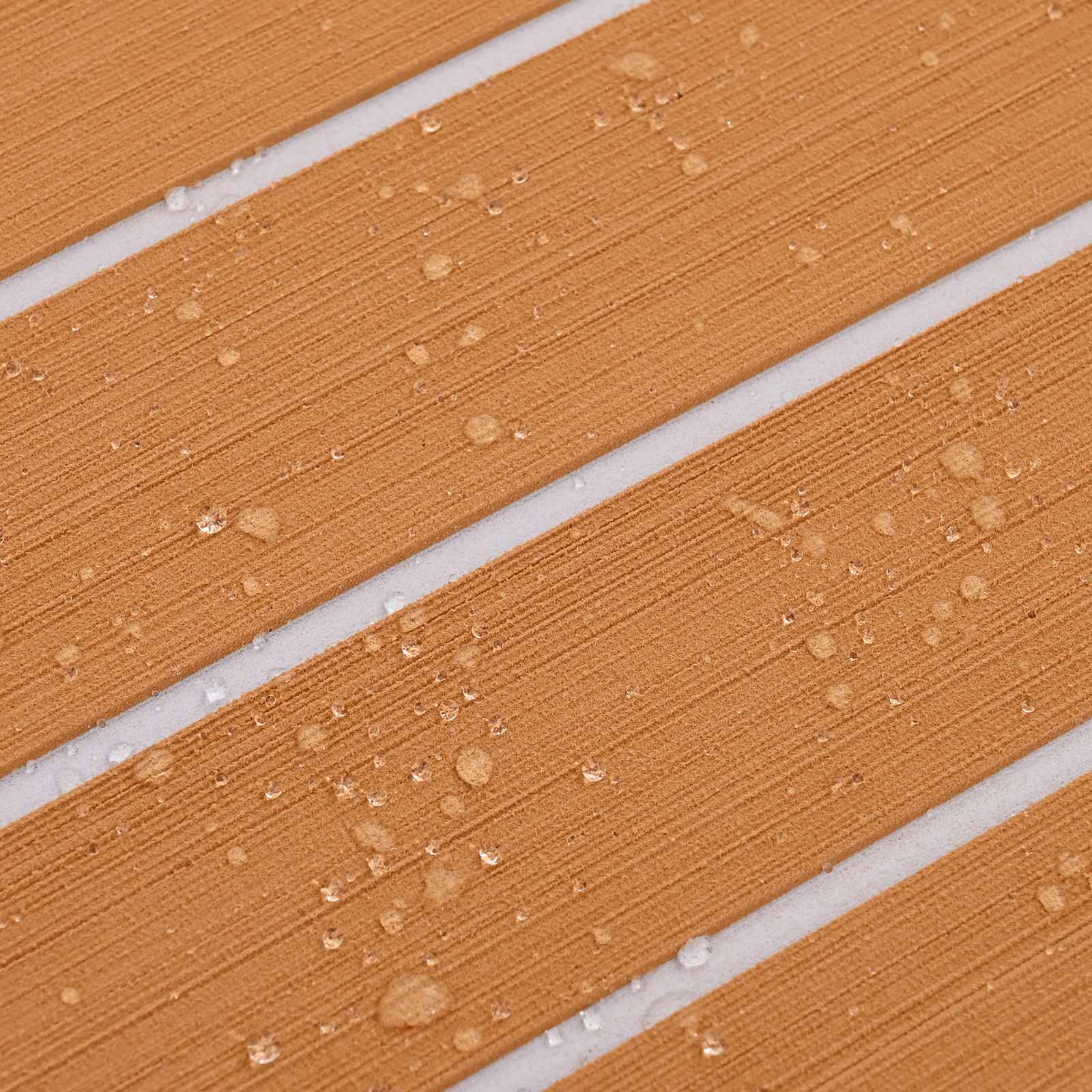 Prostirka za čamce Prugasti Smeđa i bijela 240 x 90 cm EVA