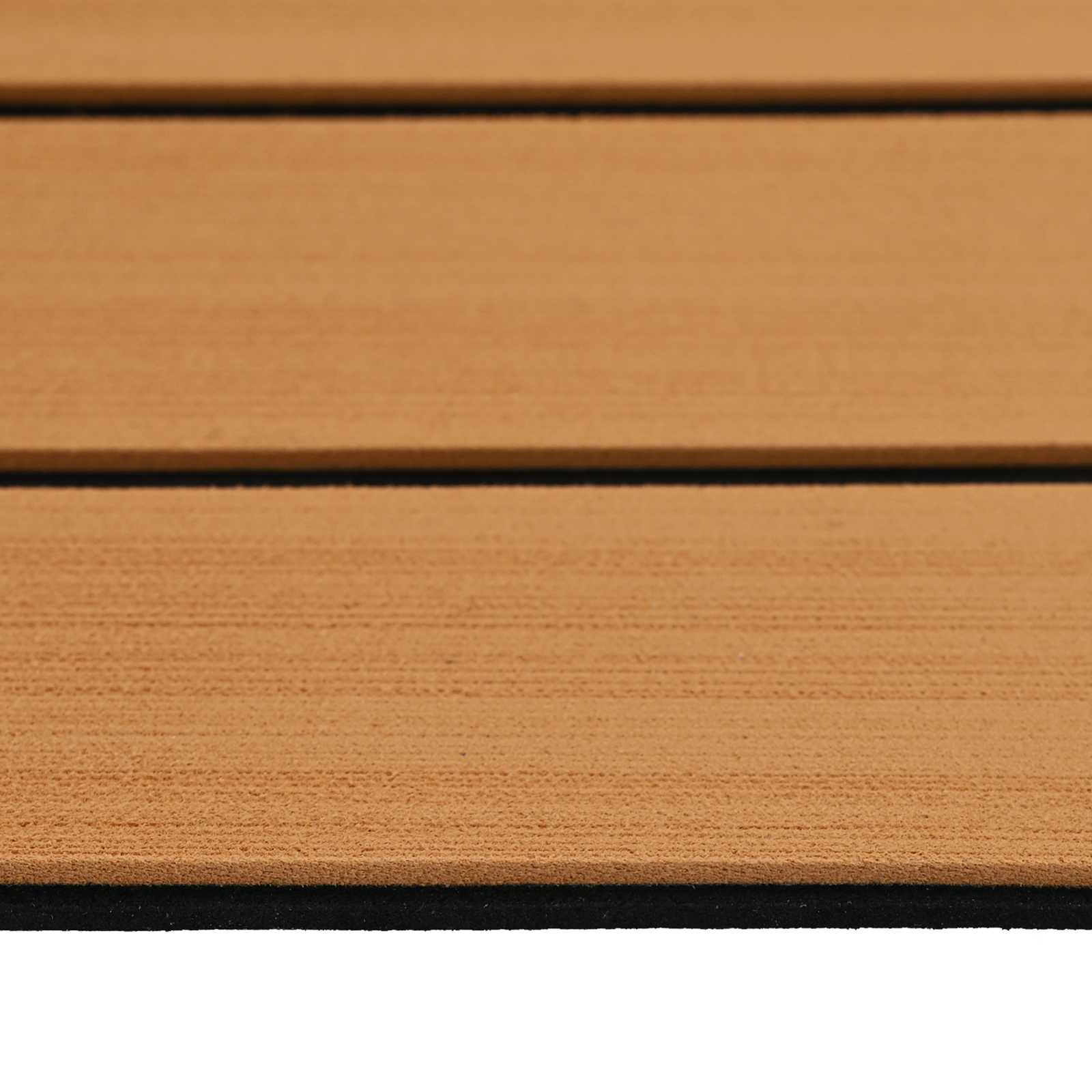 Prostirka za čamce Prugasti Smeđa i crna 240 x 60 cm EVA