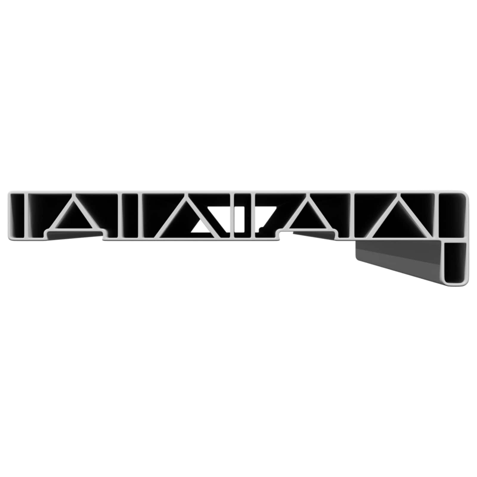 Prozorska klupčica Bijela 60 x 20 x 4,5 cm PVC
