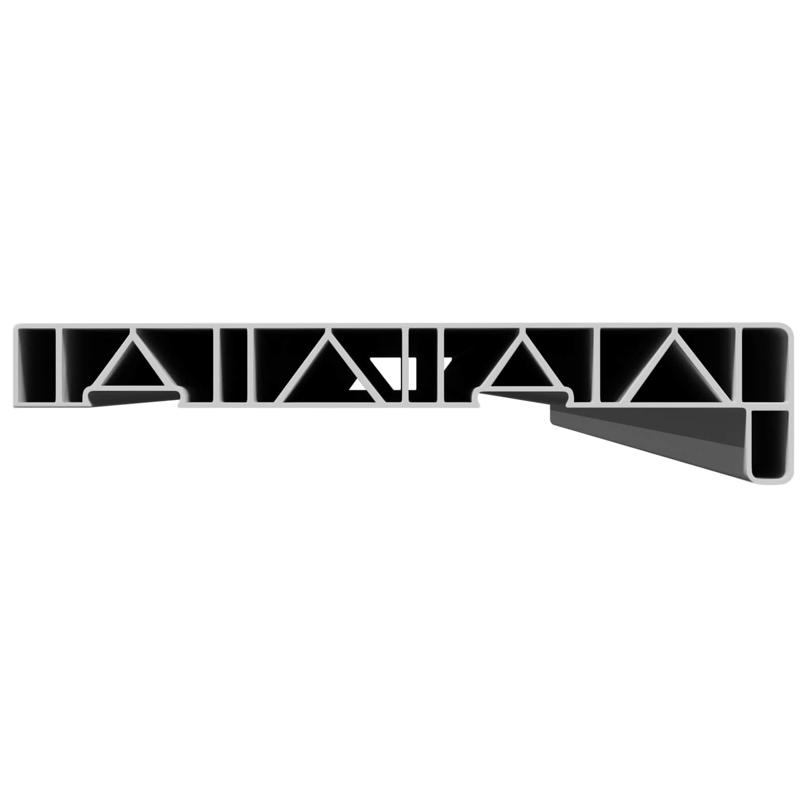 Prozorska klupčica Bijela 160 x 20 x 4,5 cm PVC