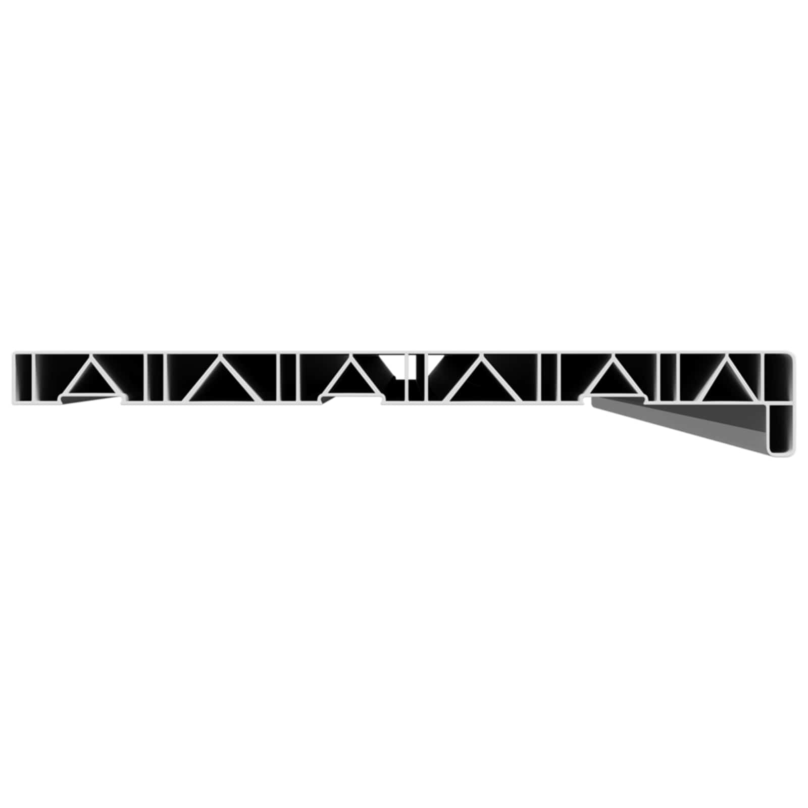 Prozorska klupčica Bijela 120 x 30 x 4,5 cm PVC