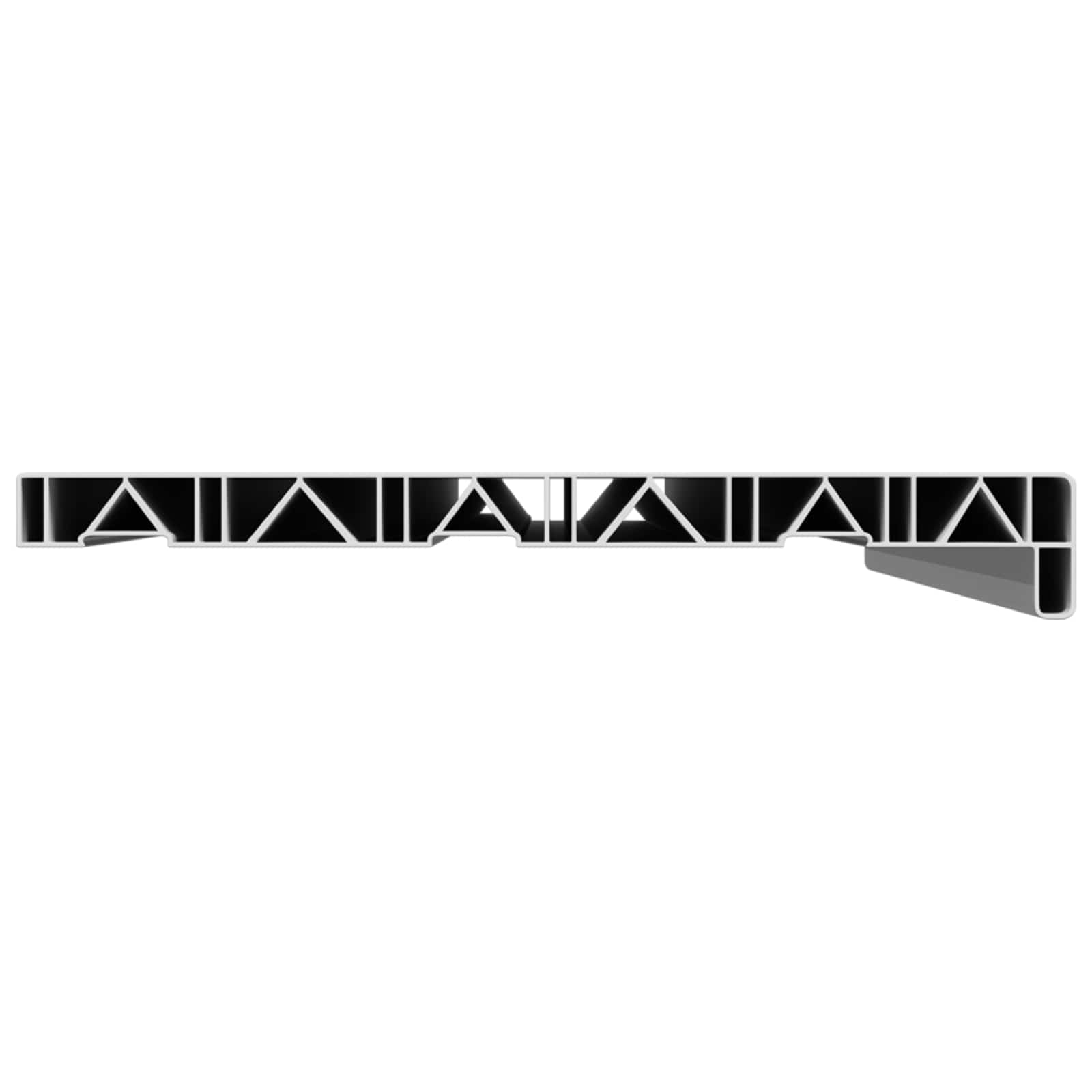 Prozorska klupčica Bijela 100 x 35 x 4,5 cm PVC