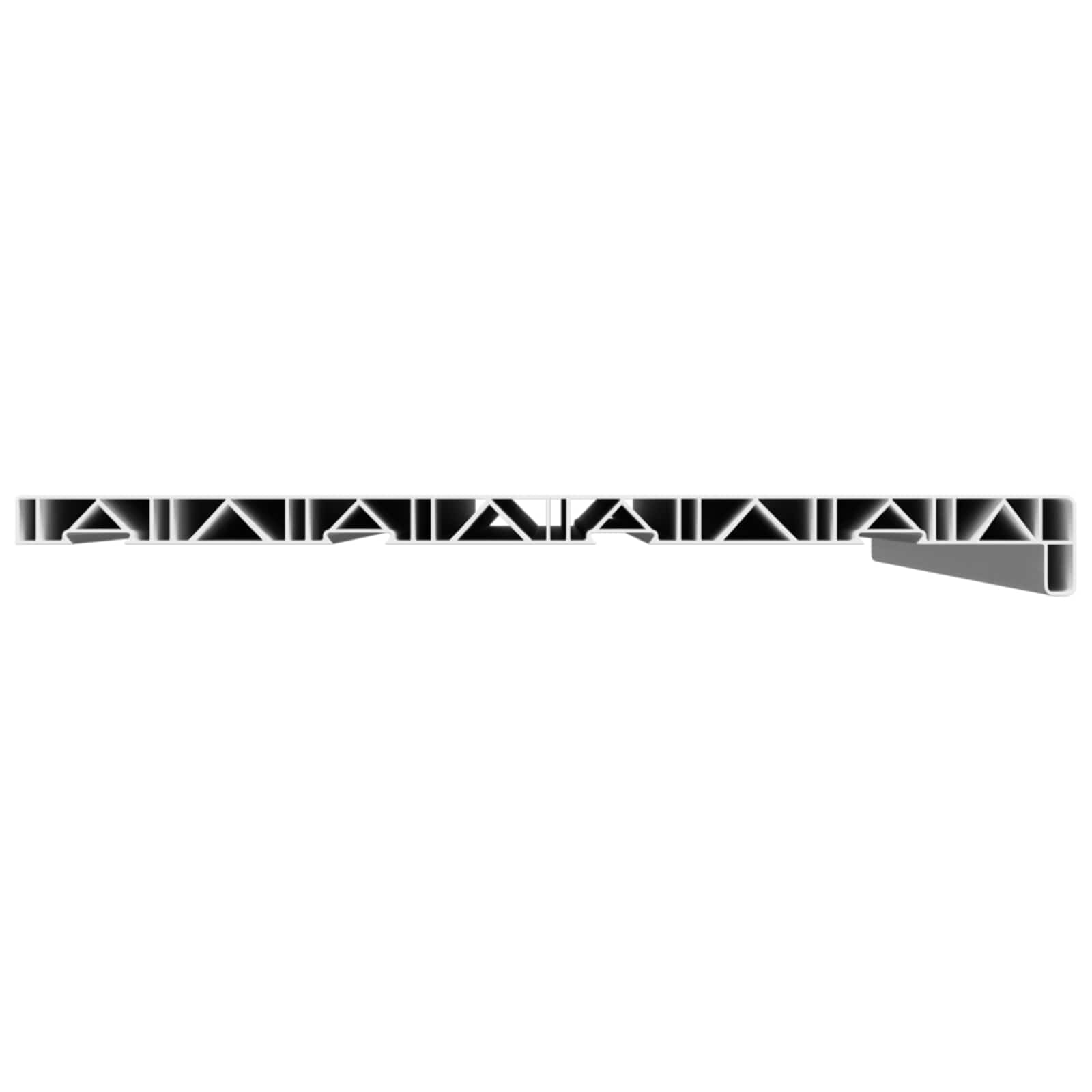 Prozorska klupčica Bijela 80 x 45 x 4,5 cm PVC