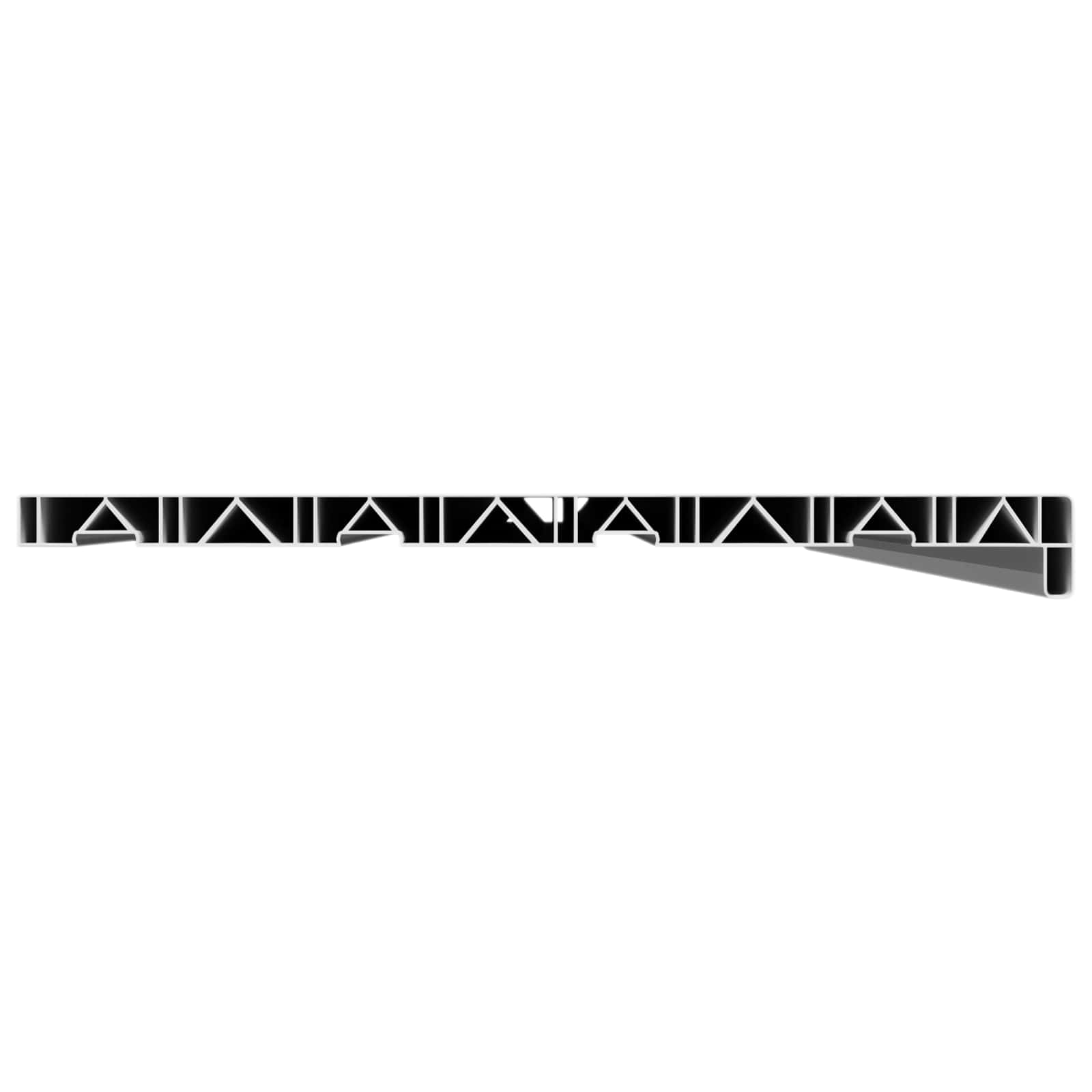 Prozorska klupčica Bijela 160 x 45 x 4,5 cm PVC