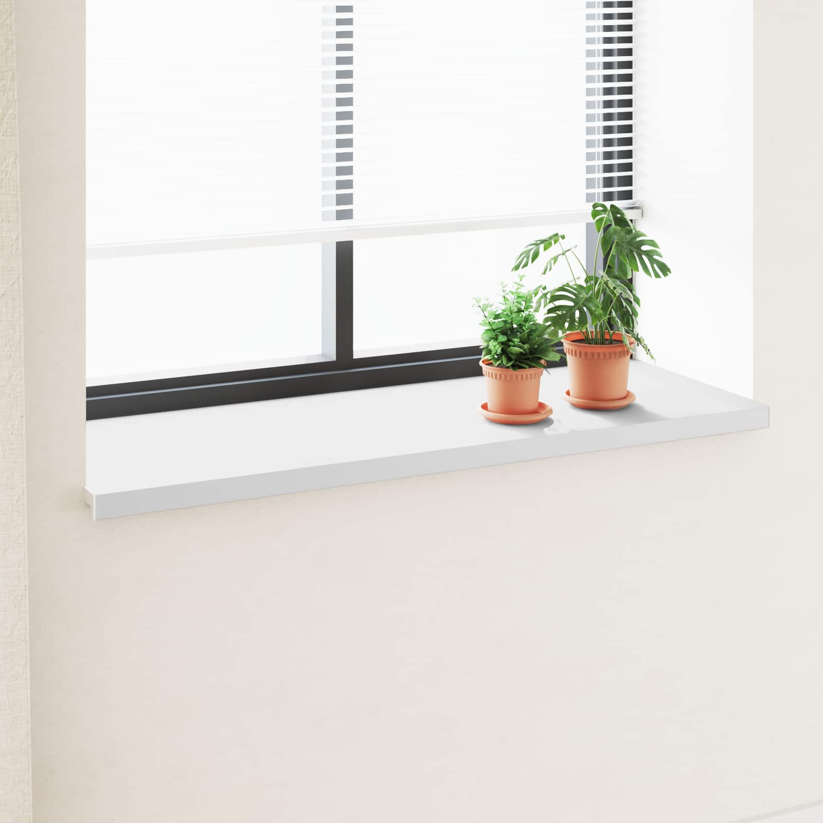 Prozorska klupčica Bijela 120 x 50 x 4,5 cm PVC