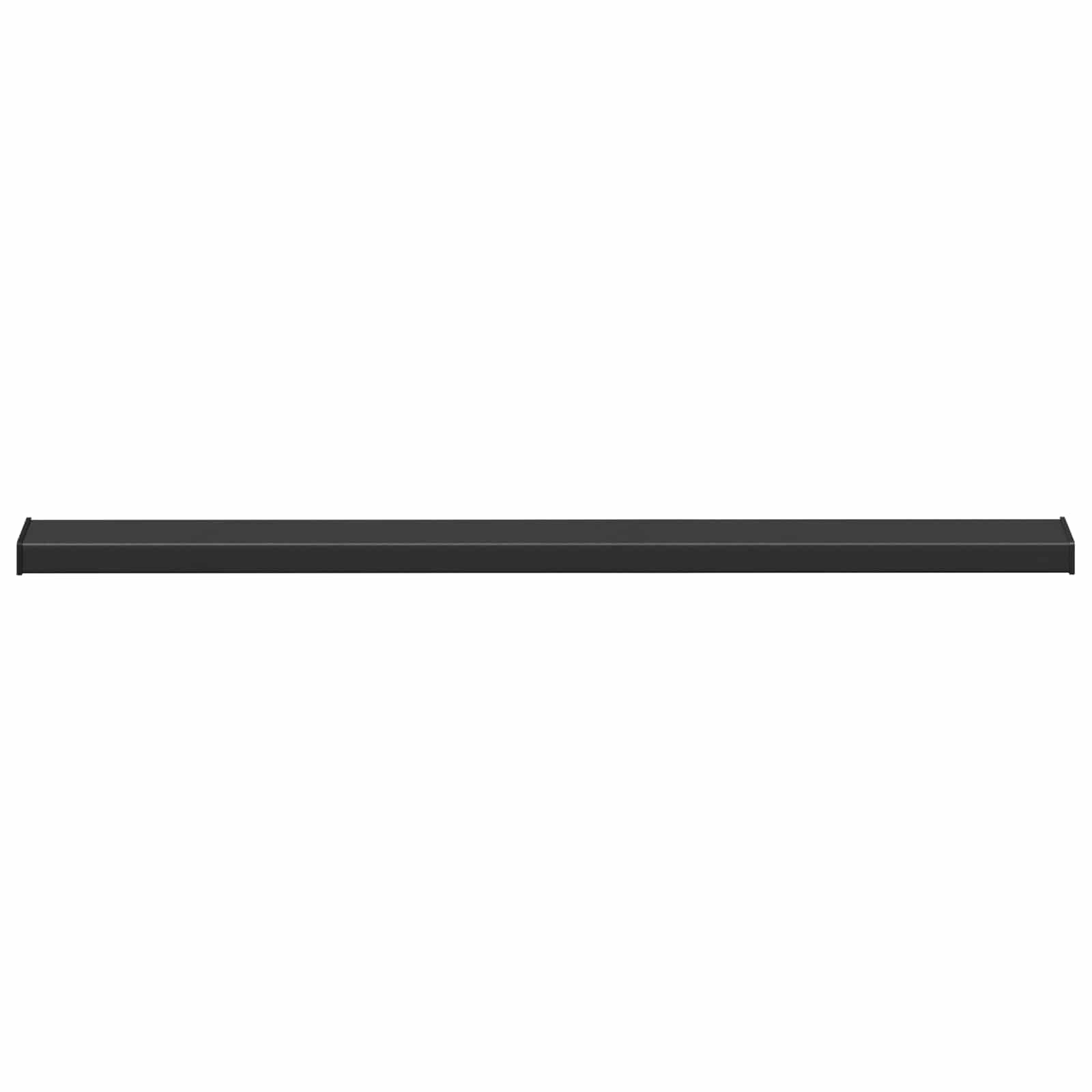 Prozorska klupčica Crno s drvenim uzorkom 120 x 10 x 4,5 cm PVC