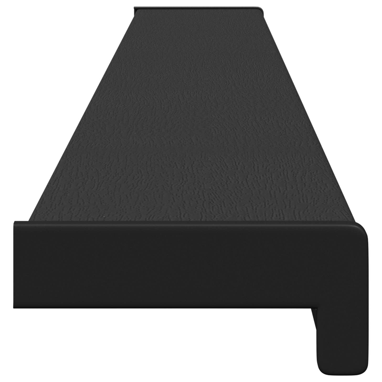 Prozorska klupčica Crno s drvenim uzorkom 120 x 10 x 4,5 cm PVC