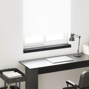 Prozorska klupčica Crno s drvenim uzorkom 60 x 15 x 4,5 cm PVC