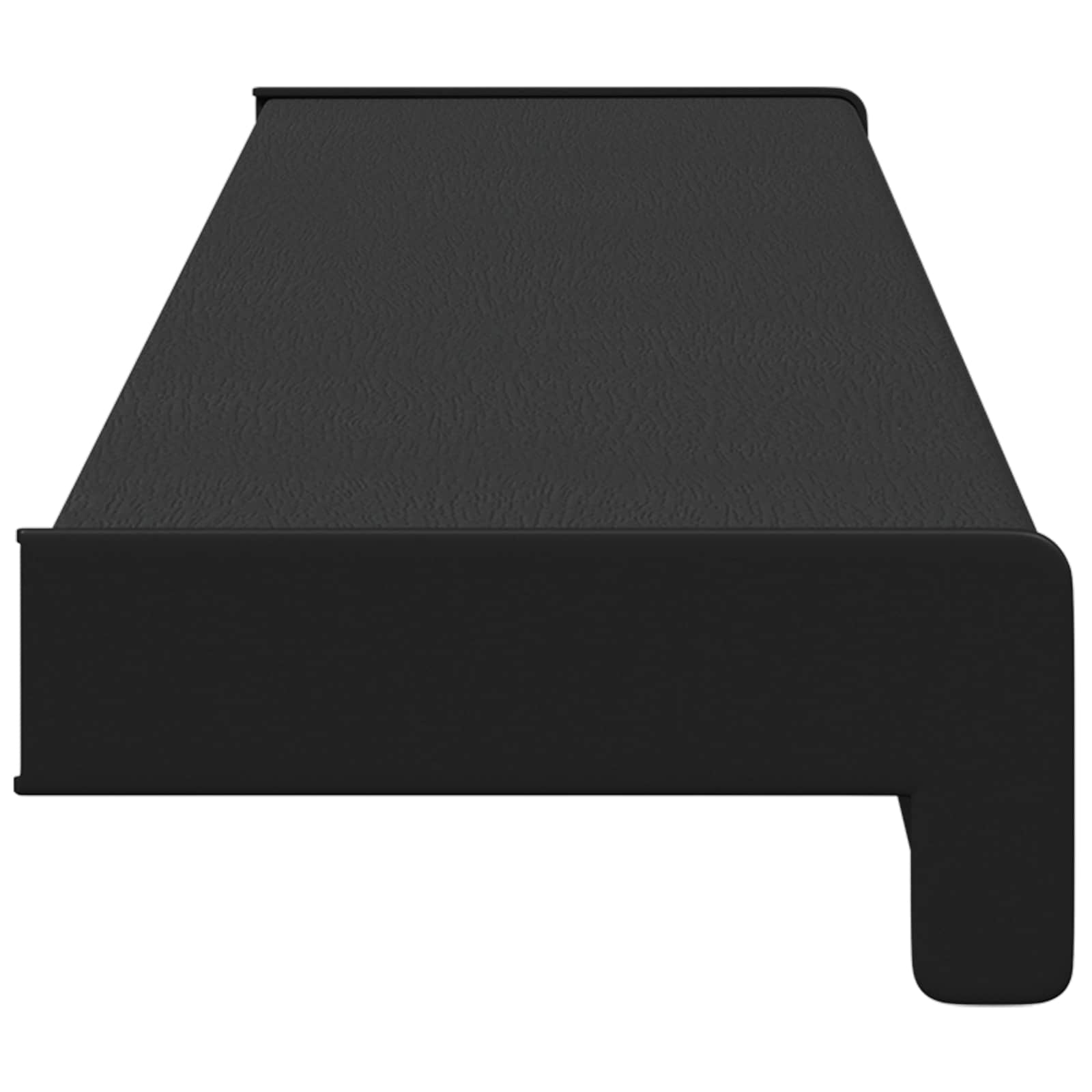 Prozorska klupčica Crno s drvenim uzorkom 100 x 15 x 4,5 cm PVC