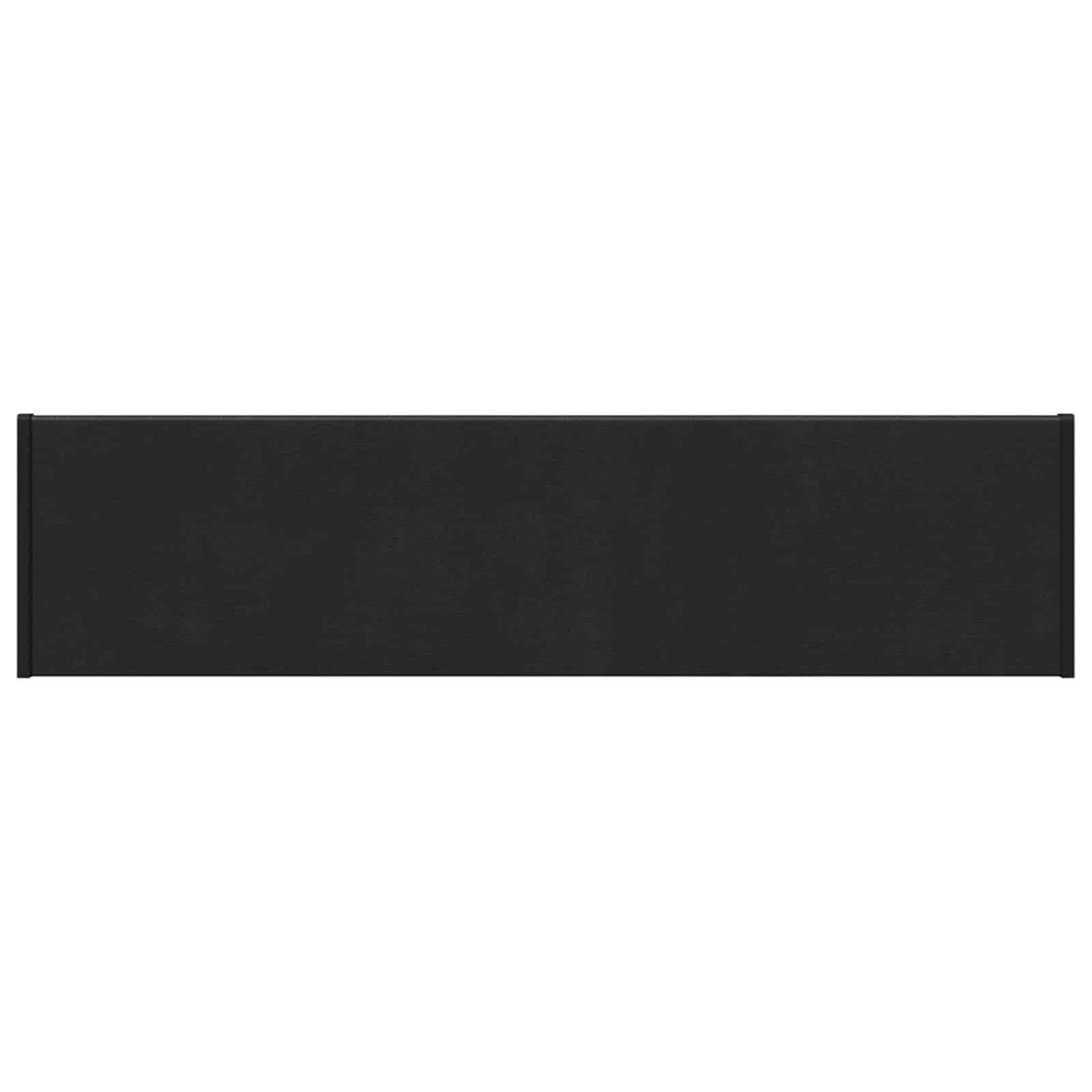 Prozorska klupčica Crno s drvenim uzorkom 60 x 20 x 4,5 cm PVC