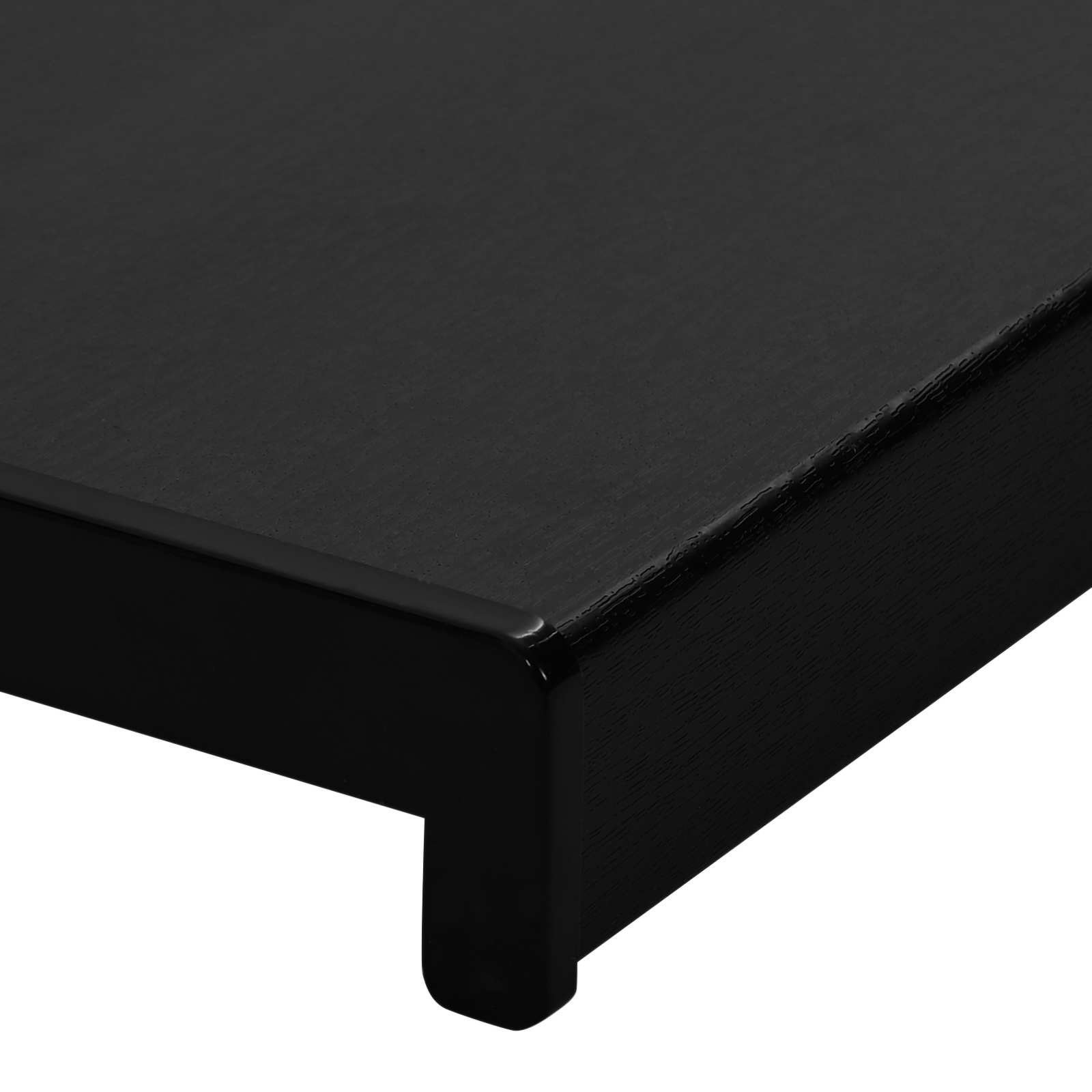 Prozorska klupčica Crno s drvenim uzorkom 120 x 20 x 4,5 cm PVC