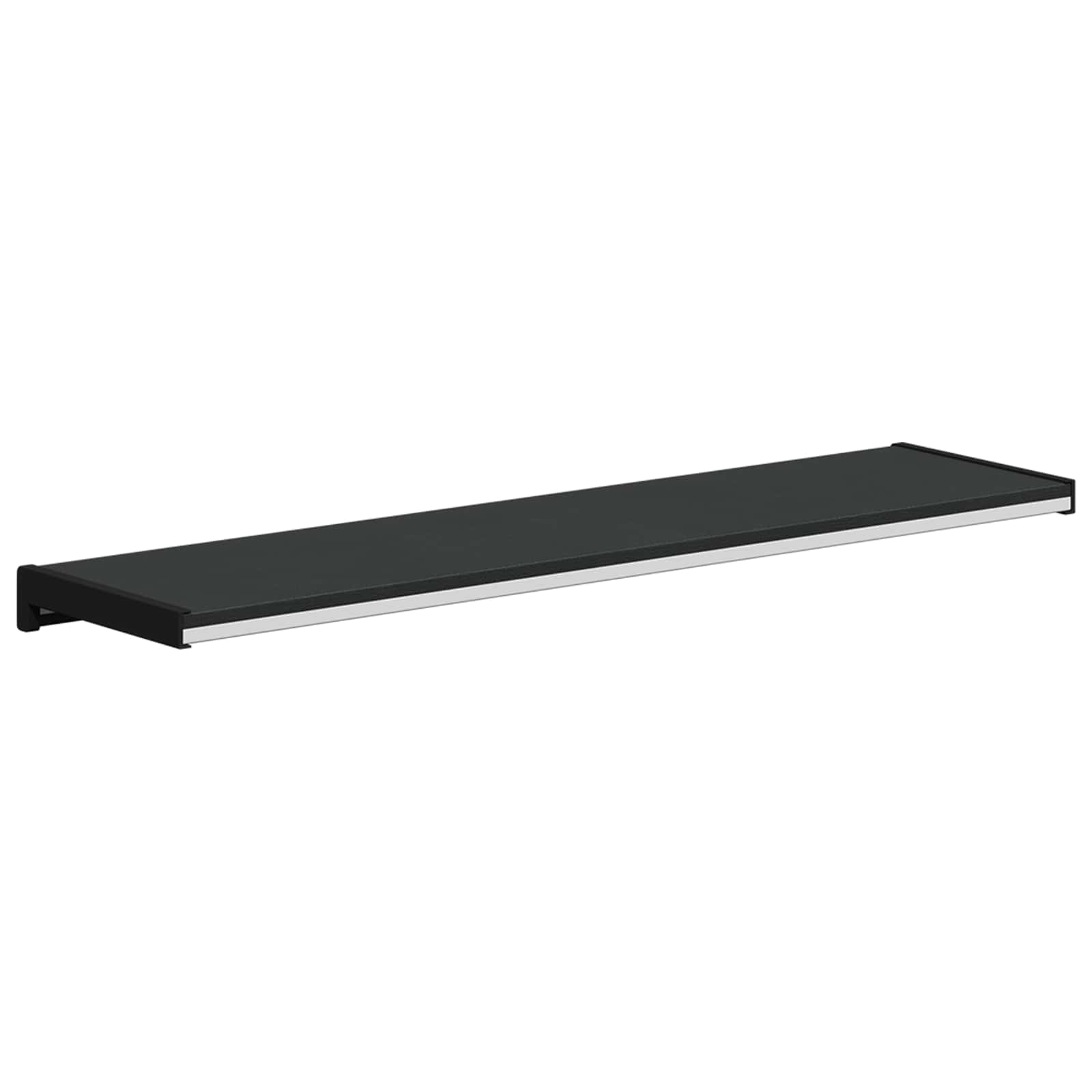Prozorska klupčica Crno s drvenim uzorkom 100 x 25 x 4,5 cm PVC