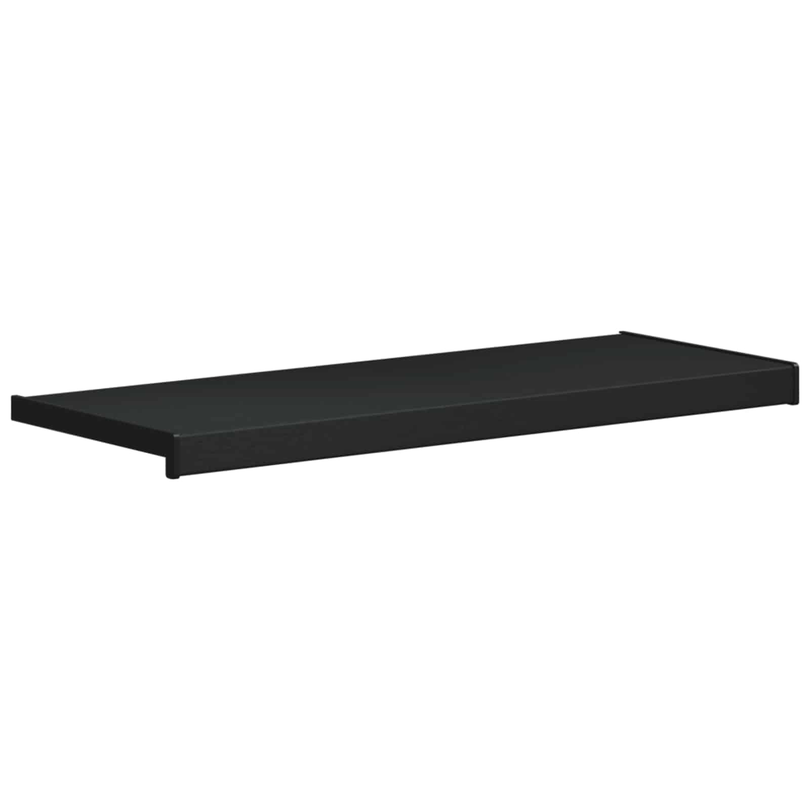 Prozorska klupčica Crno s drvenim uzorkom 60 x 30 x 4,5 cm PVC