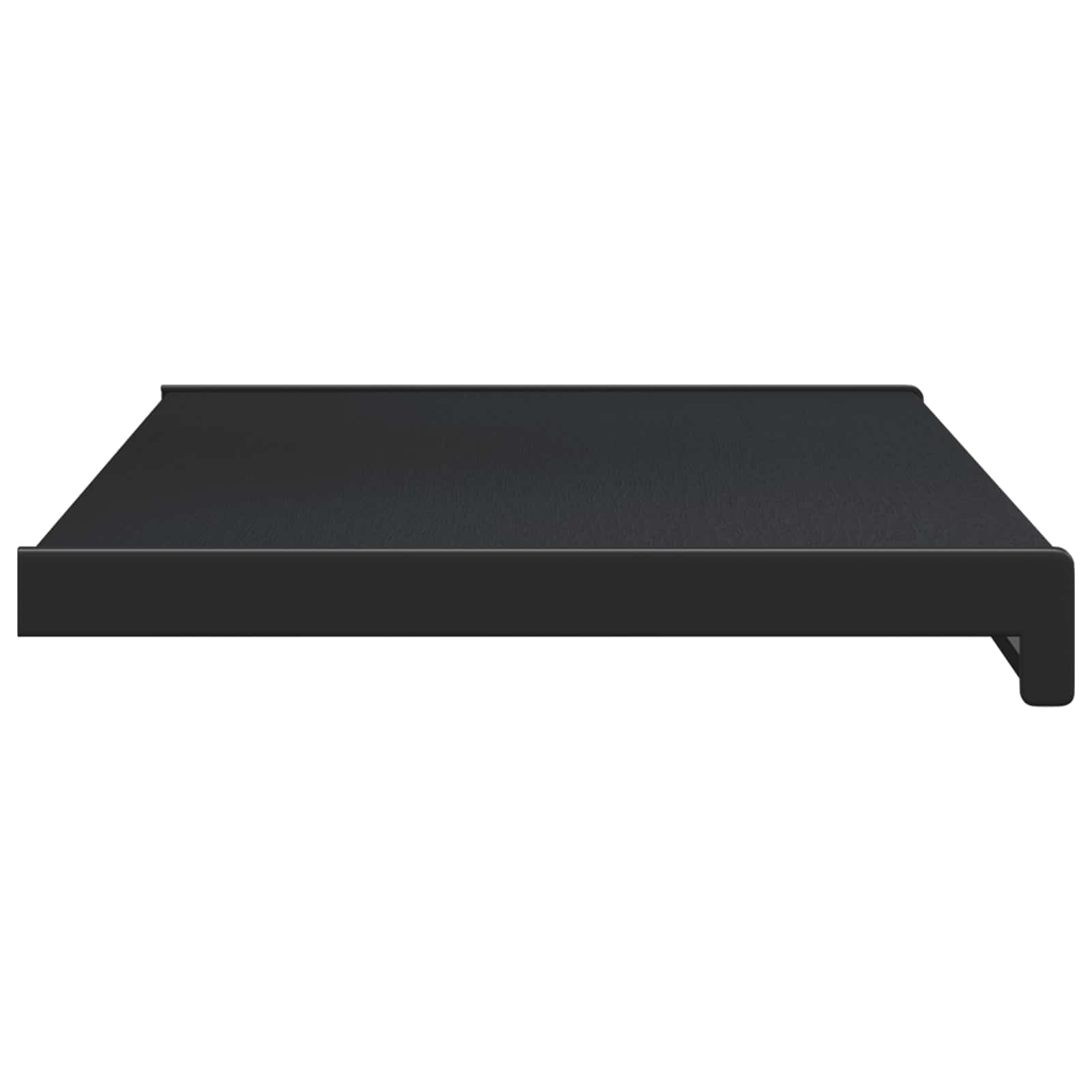 Prozorska klupčica Crno s drvenim uzorkom 80 x 30 x 4,5 cm PVC