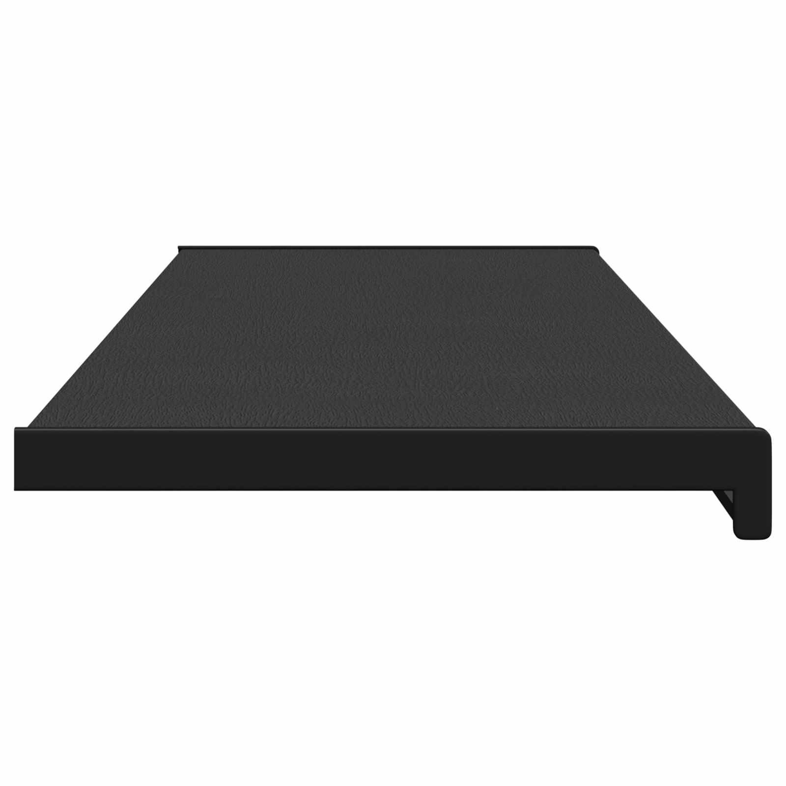 Prozorska klupčica Crno s drvenim uzorkom 140 x 30 x 4,5 cm PVC