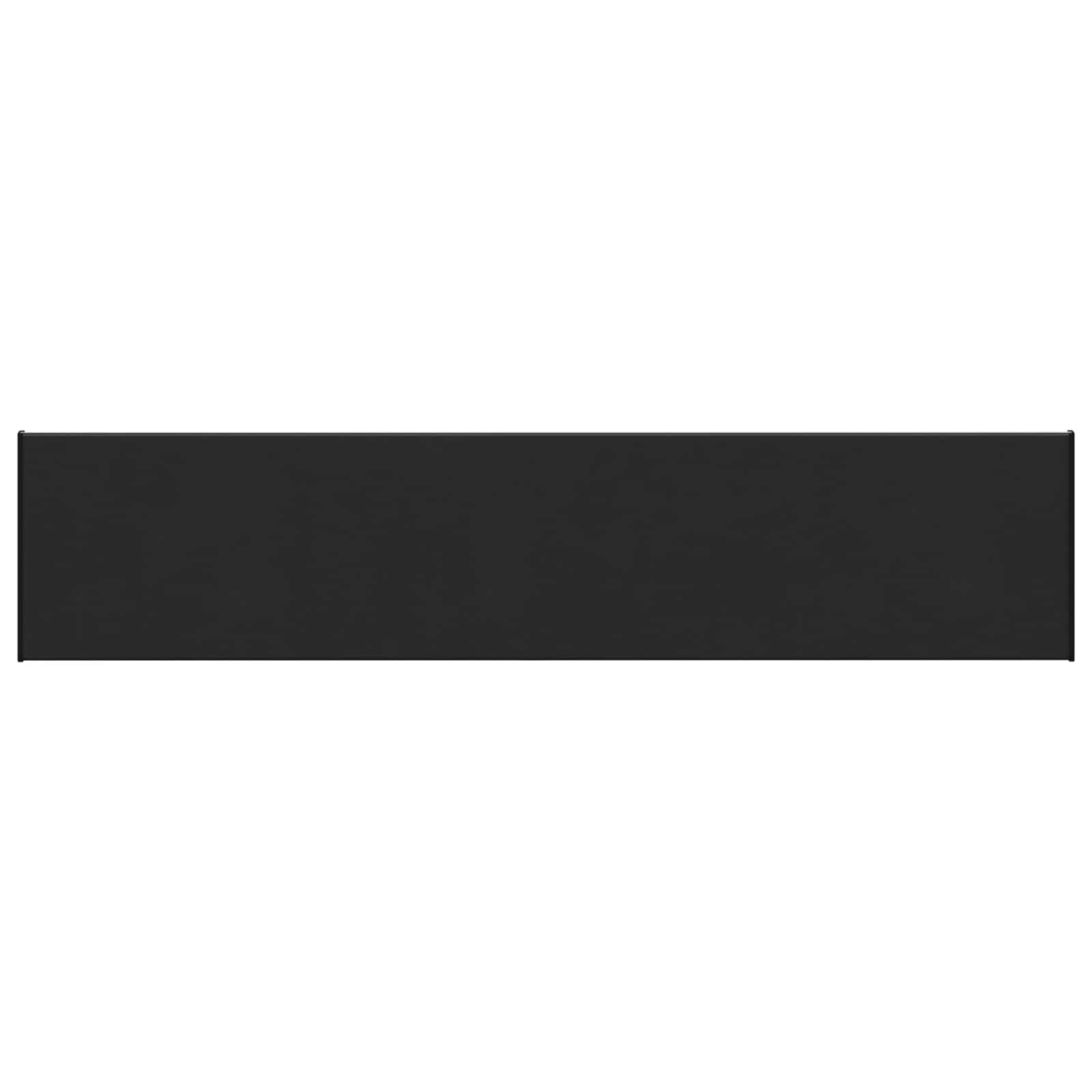 Prozorska klupčica Crno s drvenim uzorkom 140 x 30 x 4,5 cm PVC
