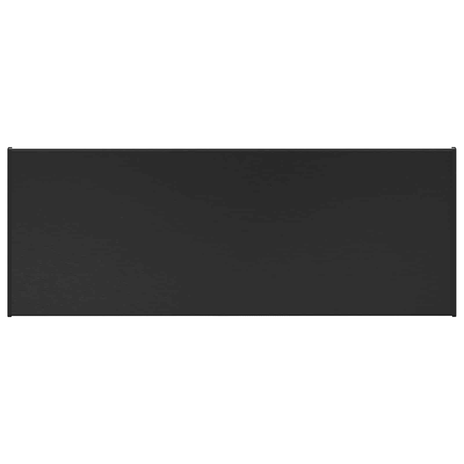 Prozorska klupčica Crno s drvenim uzorkom 80 x 35 x 4,5 cm PVC