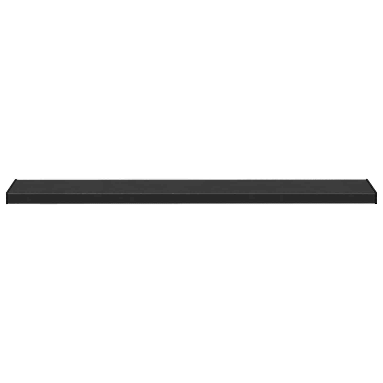 Prozorska klupčica Crno s drvenim uzorkom 120 x 35 x 4,5 cm PVC