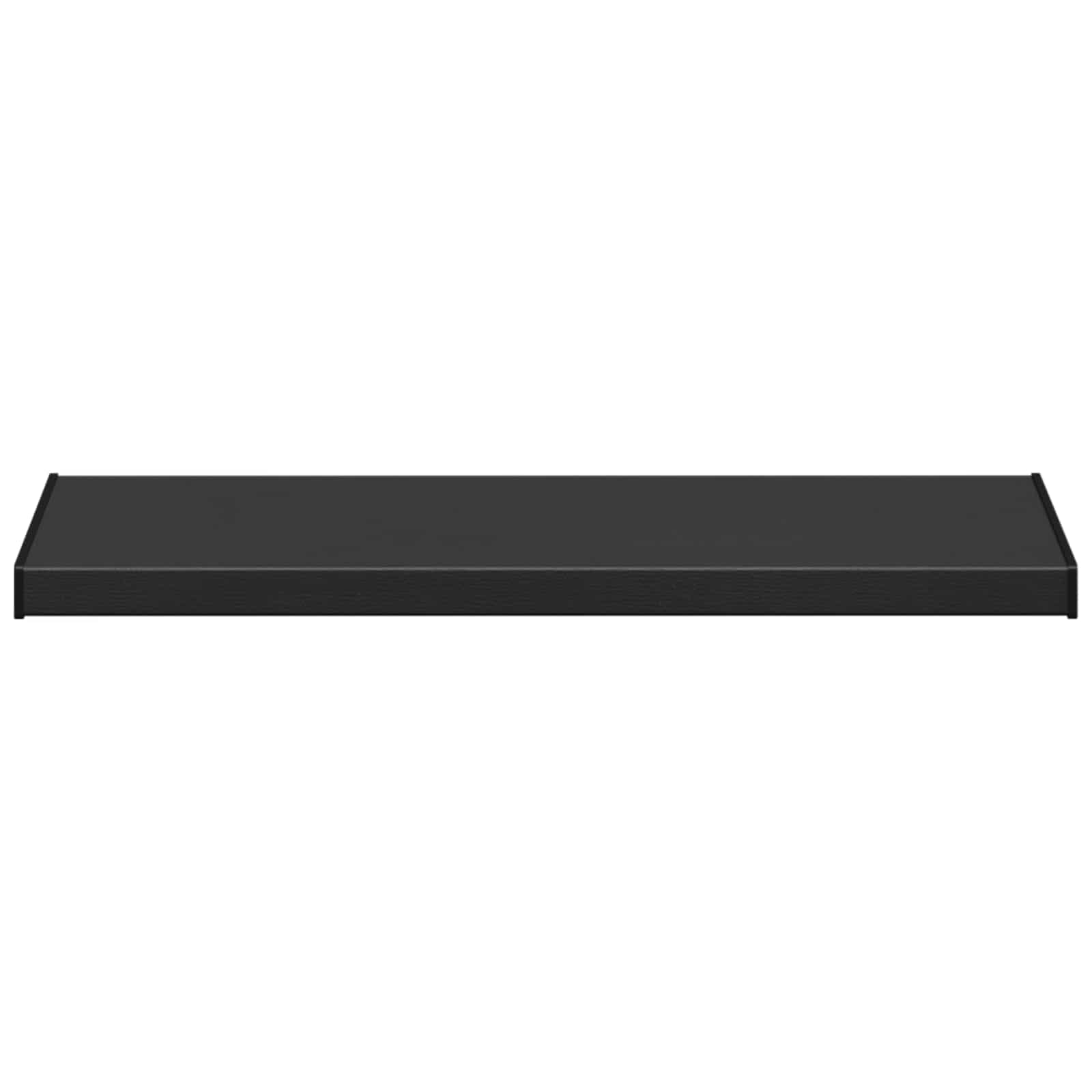 Prozorska klupčica Crno s drvenim uzorkom 80 x 45 x 4,5 cm PVC