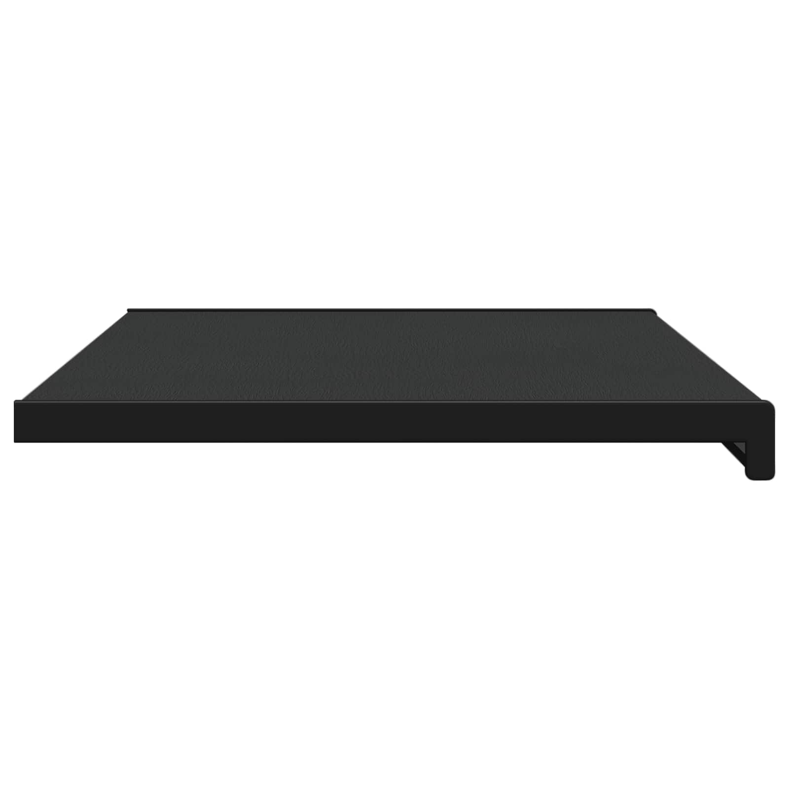 Prozorska klupčica Crno s drvenim uzorkom 80 x 45 x 4,5 cm PVC