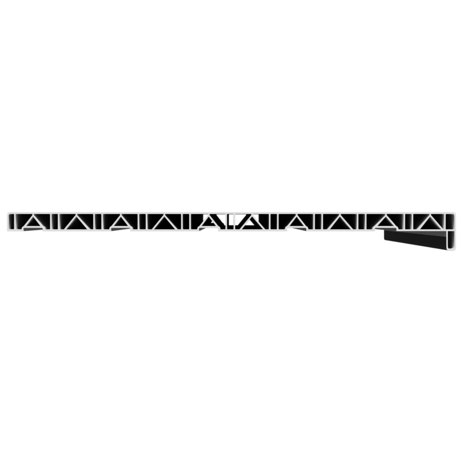 Prozorska klupčica Crno s drvenim uzorkom 100 x 50 x 4,5 cm PVC