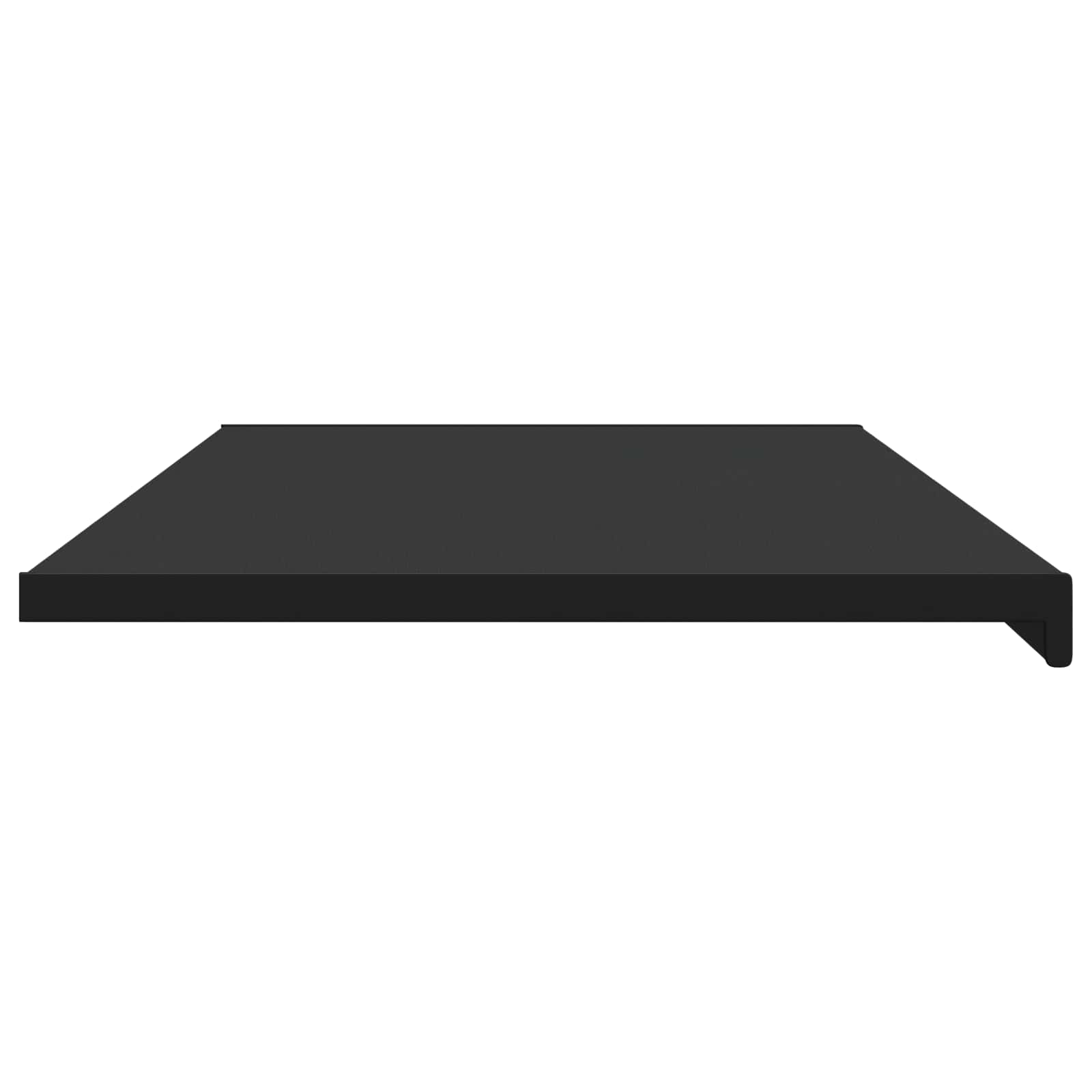 Prozorska klupčica Crno s drvenim uzorkom 120 x 50 x 4,5 cm PVC