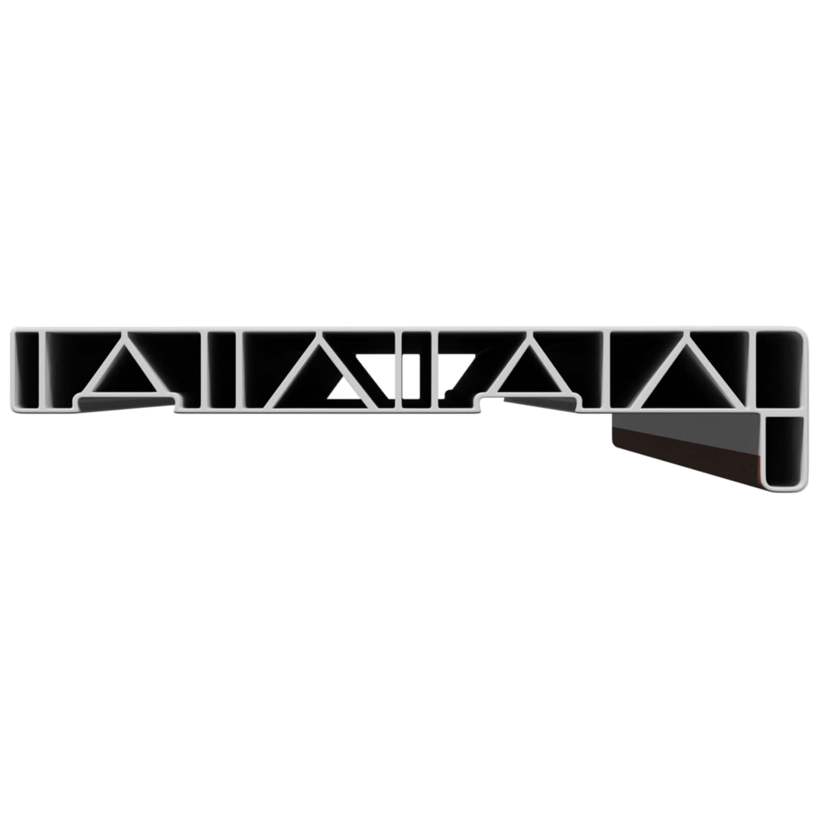 Prozorska klupčica Smeđe drvo 100 x 20 x 4,5 cm PVC