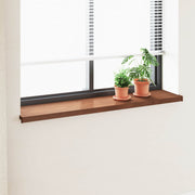 Prozorska klupčica Smeđe drvo 120 x 35 x 4,5 cm PVC