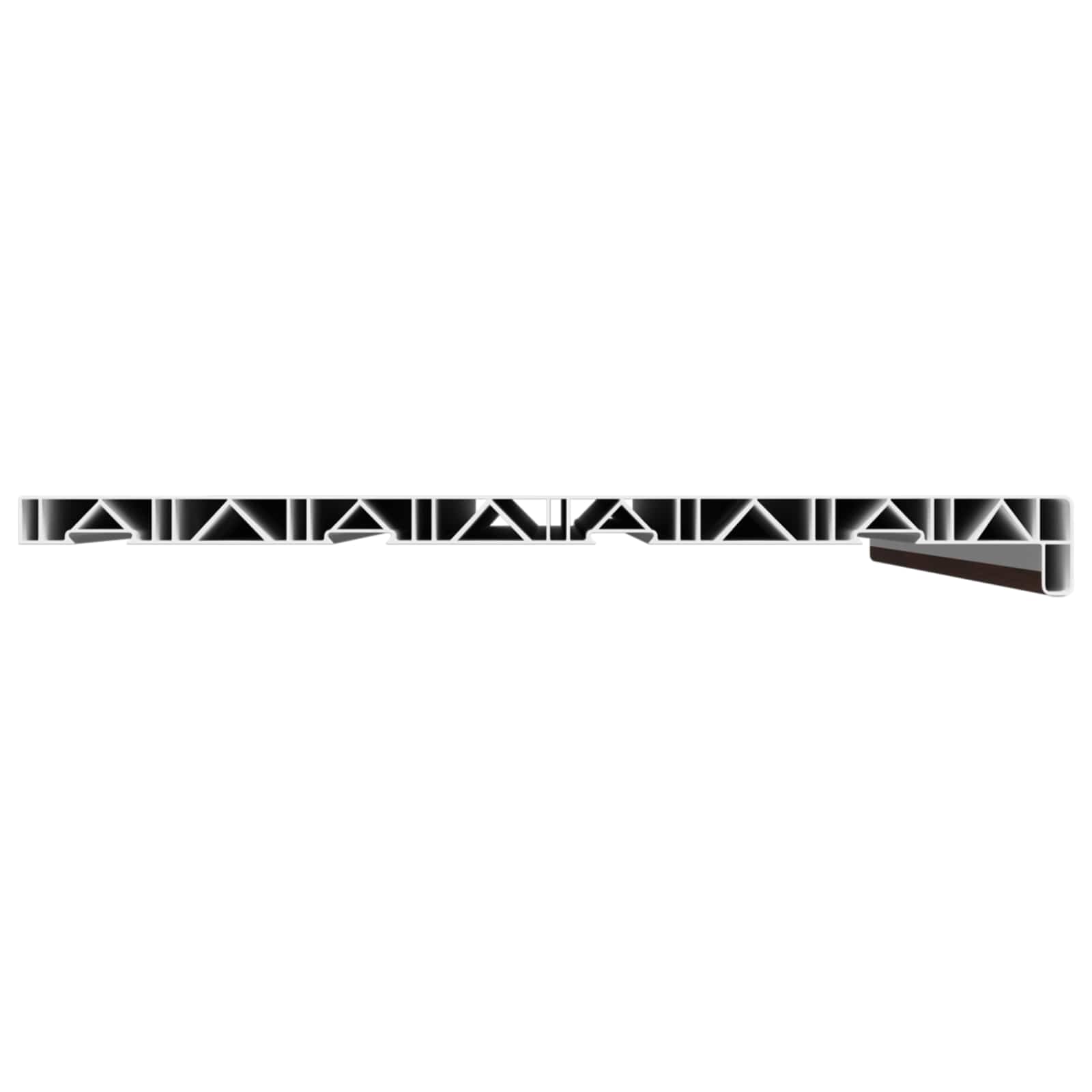 Prozorska klupčica Smeđe drvo 100 x 40 x 4,5 cm PVC