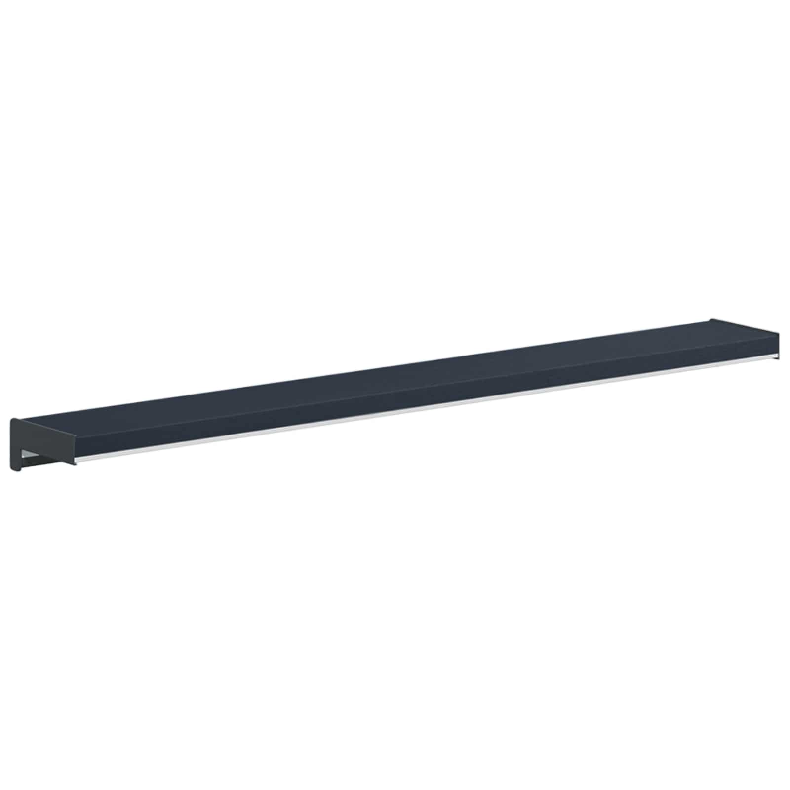Prozorska klupčica Antracit s drvenim uzorkom 80 x 10 x 4,5 cm