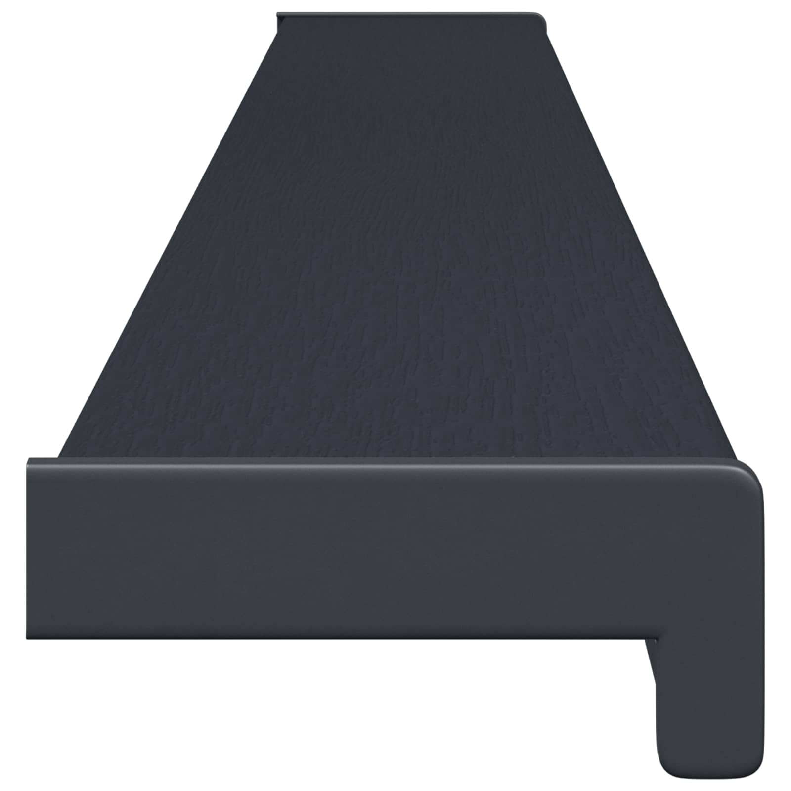 Prozorska klupčica Antracit s drvenim uzorkom 140 x 10 x 4,5 cm