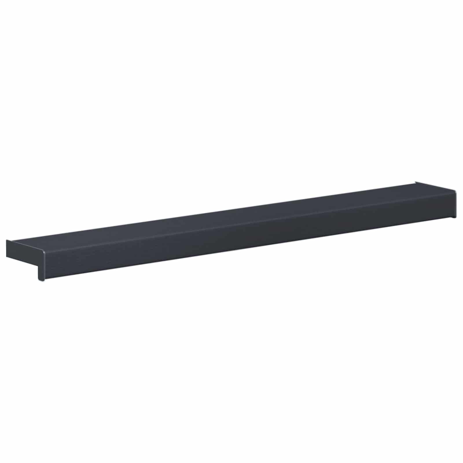 Prozorska klupčica Antracit s drvenim uzorkom 80 x 15 x 4,5 cm
