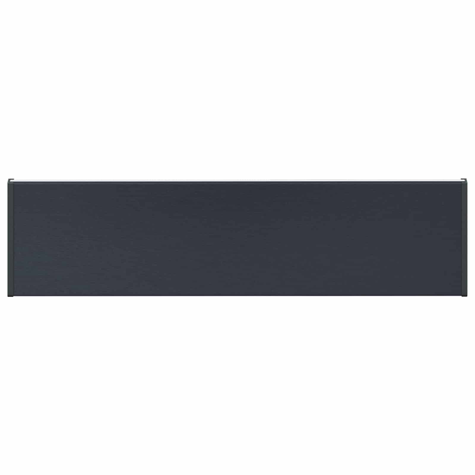 Prozorska klupčica Antracit s drvenim uzorkom 100 x 20 x 4,5 cm
