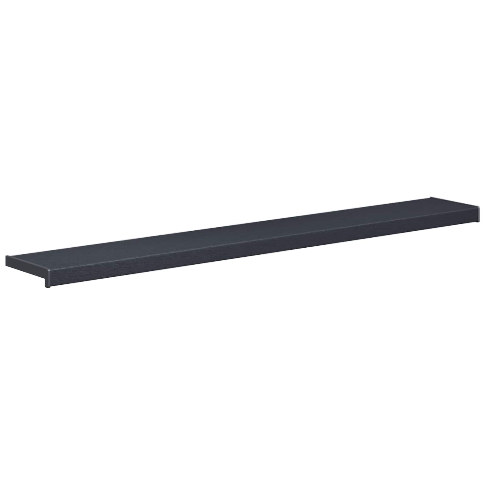 Prozorska klupčica Antracit s drvenim uzorkom 120 x 25 x 4,5 cm