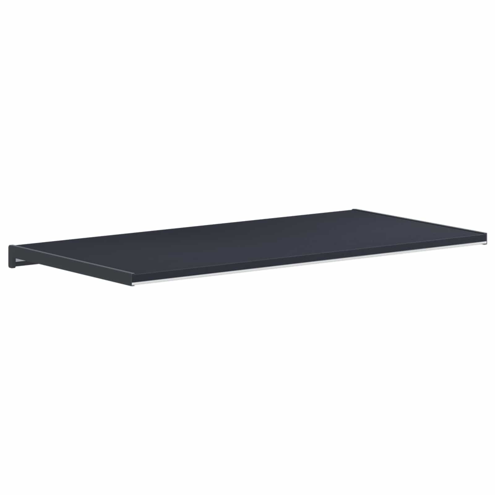 Prozorska klupčica Antracit s drvenim uzorkom 60 x 45 x 4,5 cm