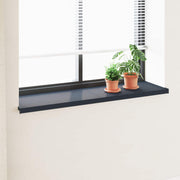 Prozorska klupčica Antracit s drvenim uzorkom 120 x 45 x 4,5 cm