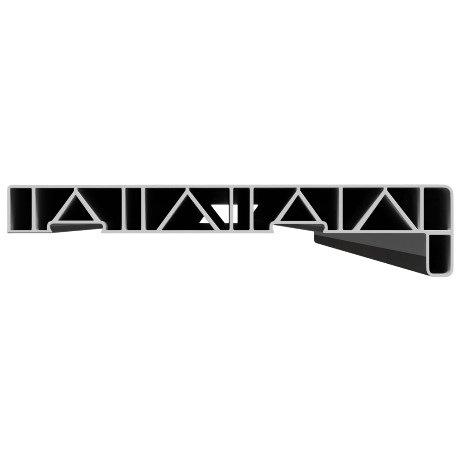 Prozorska klupčica Mramorna tekstura 140 x 20 x 4,5 cm PVC