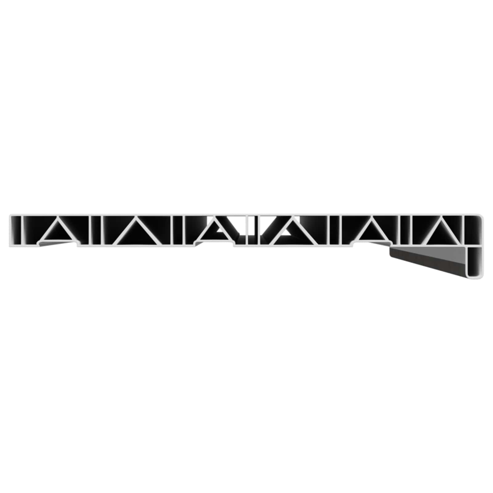 Prozorska klupčica Mramorna tekstura 80 x 35 x 4,5 cm PVC