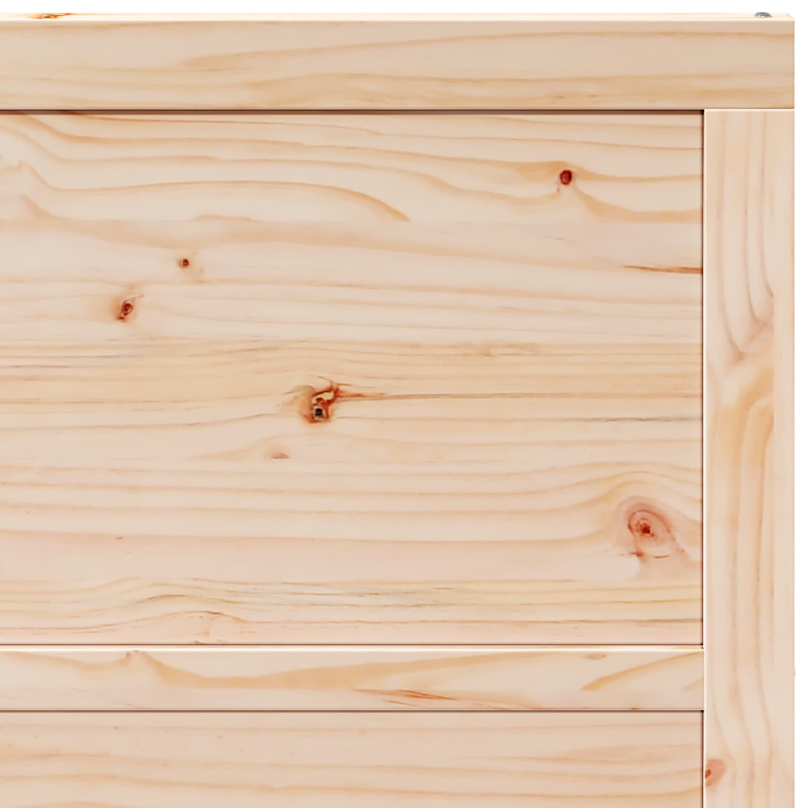 Vrata staje Prirodna 80 x 2,5 x 208 cm Masivna borovina
