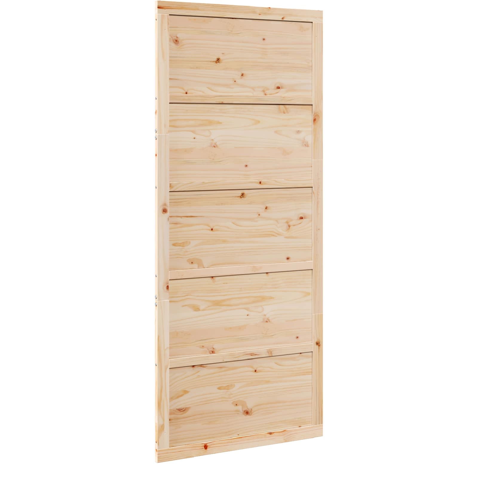 Vrata staje Prirodna 80 x 2,5 x 208 cm Masivna borovina