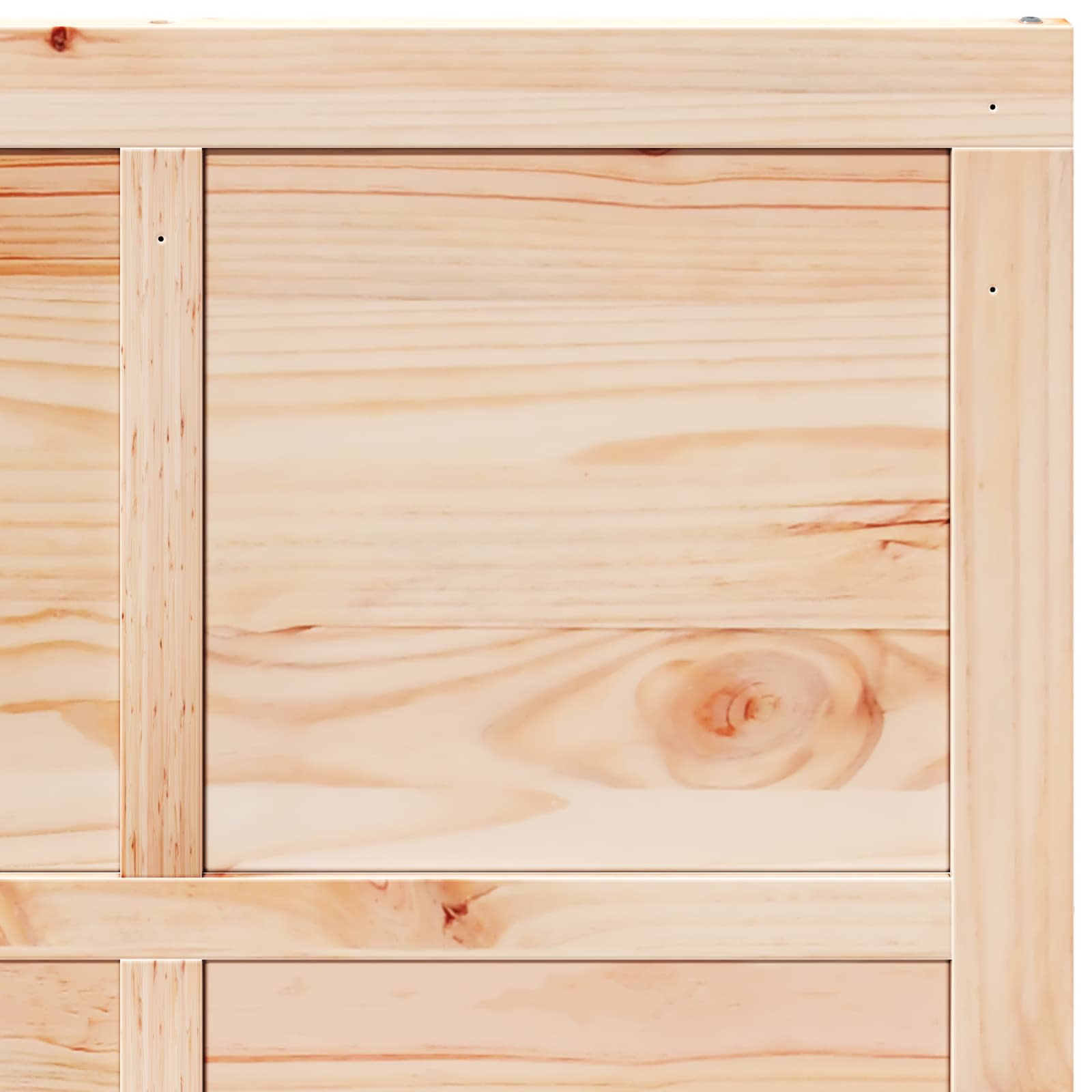 Vrata staje Prirodna 100 x 2,5 x 208 cm Masivna borovina