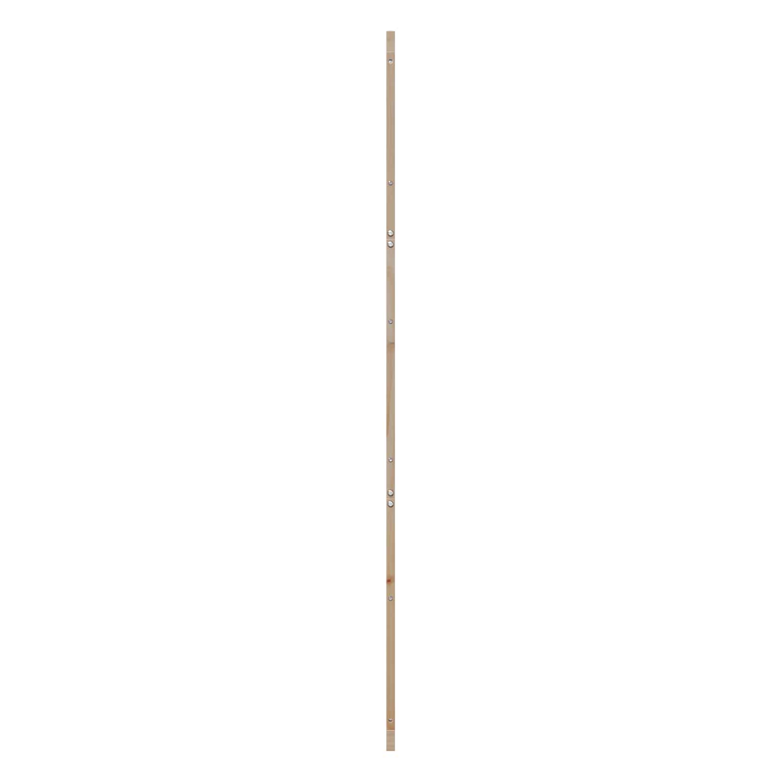 Vrata staje Prirodna 100 x 2,5 x 208 cm Masivna borovina