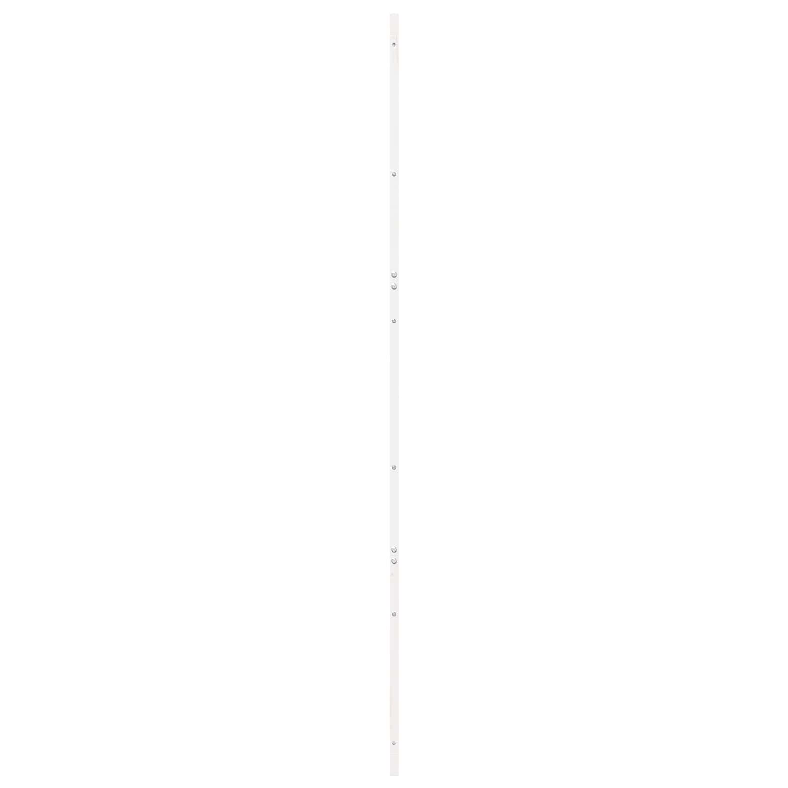 Vrata staje Bijela 80 x 2,5 x 208 cm Masivna borovina
