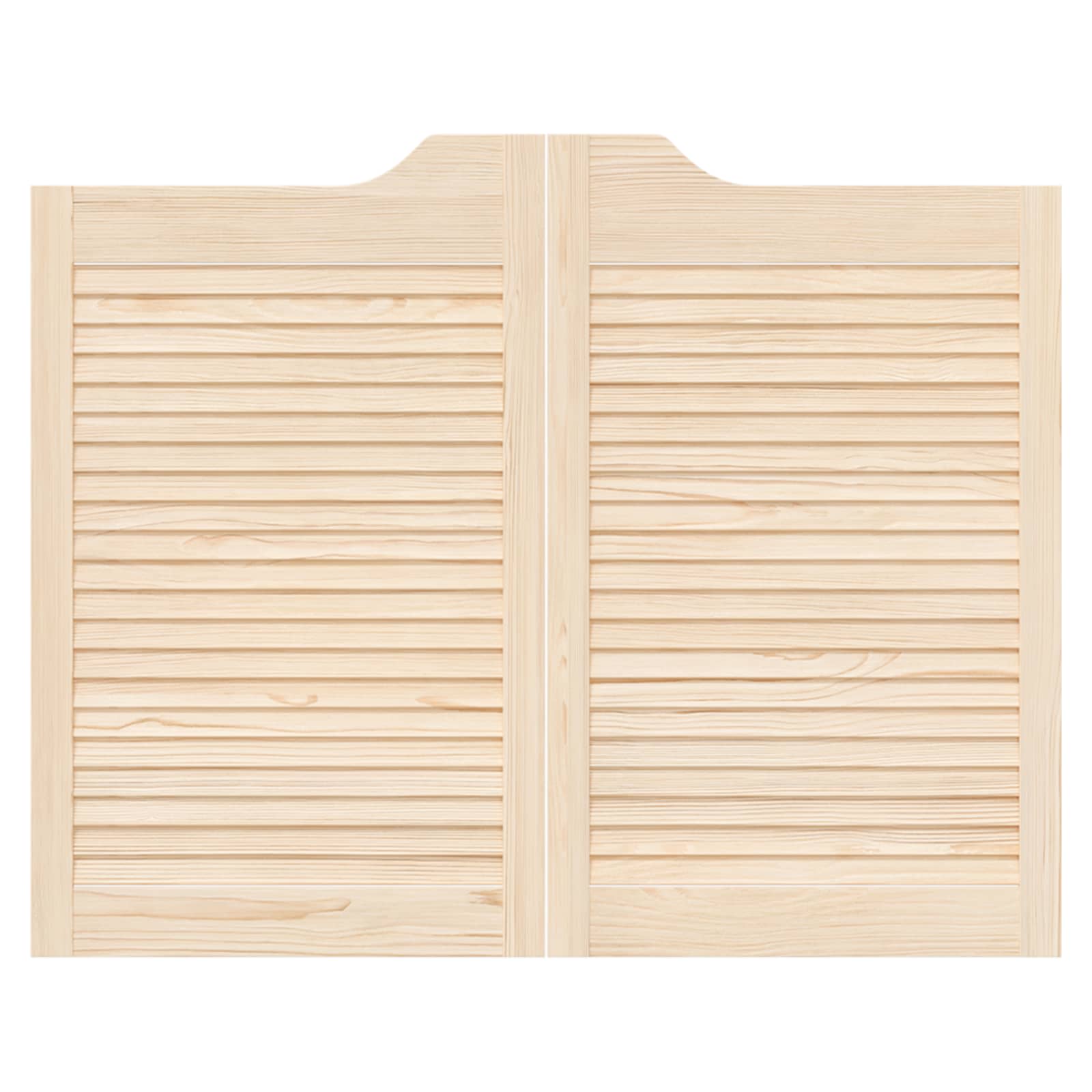 Vrata na rasklapanje 2 pcs Prirodna Masivna borovina