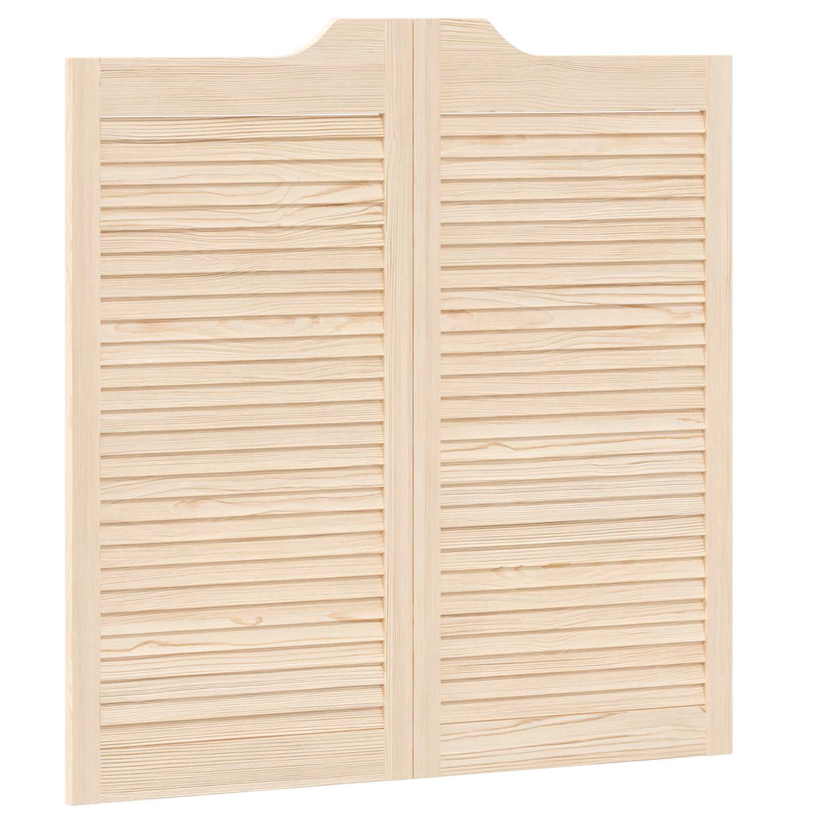 Vrata na rasklapanje 2 pcs Prirodna Masivna borovina