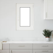 Prozor za podrum RISOR 50 x 75 cm PVC i staklo Bijela