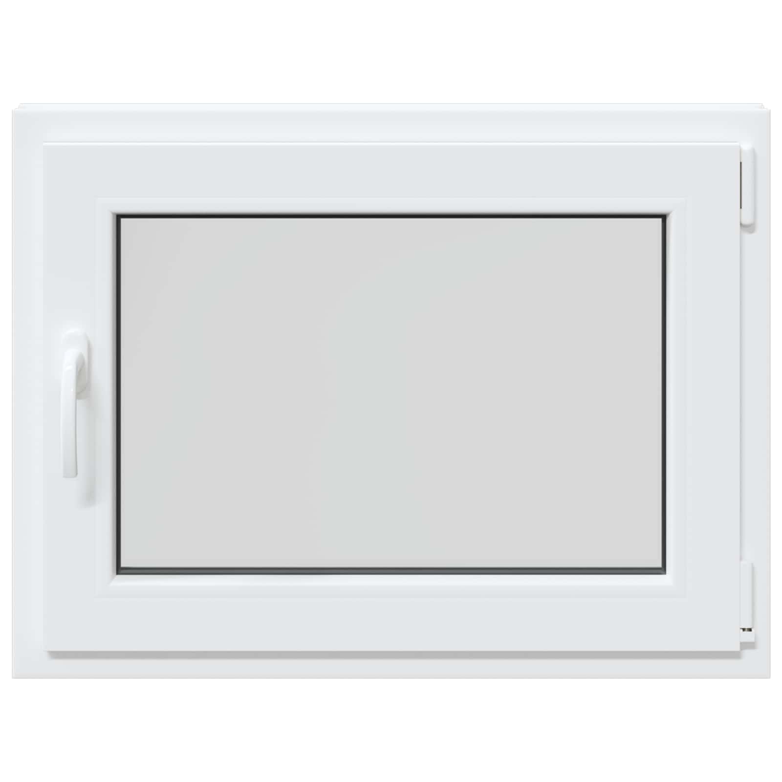 Prozor za podrum RISOR 80 x 50 cm PVC i staklo Bijela