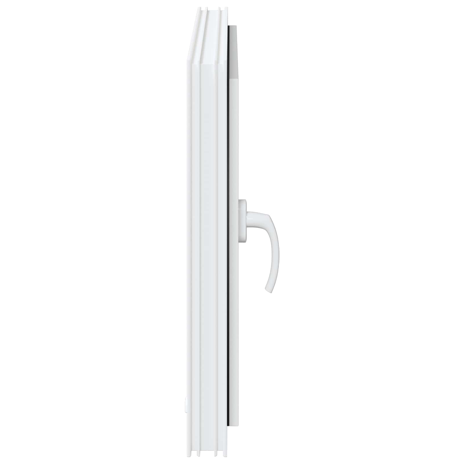 Prozor za podrum RISOR 80 x 60 cm PVC i staklo Bijela